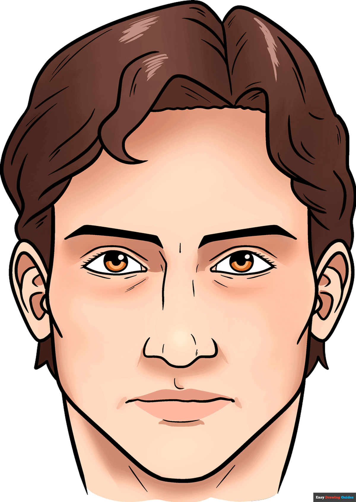 How To Draw A Face Really Easy Drawing Tutorial