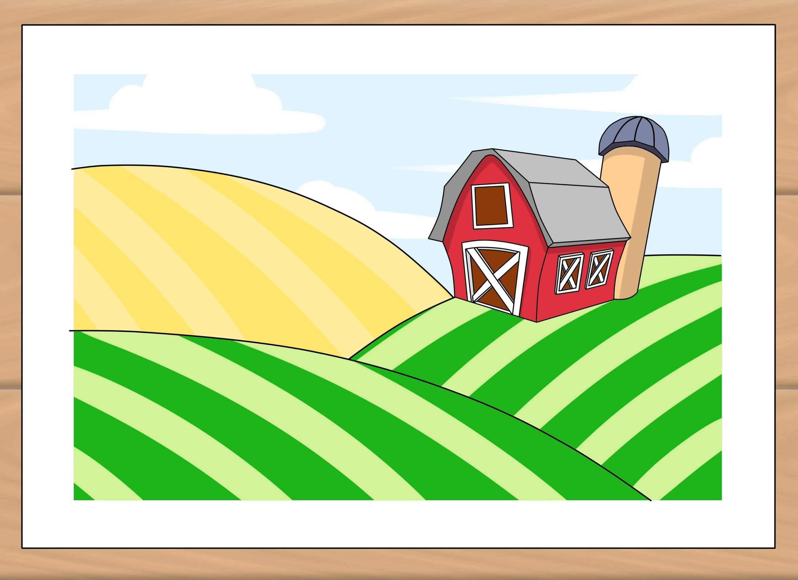 How To Draw A Farm 7 Steps with Pictures WikiHow