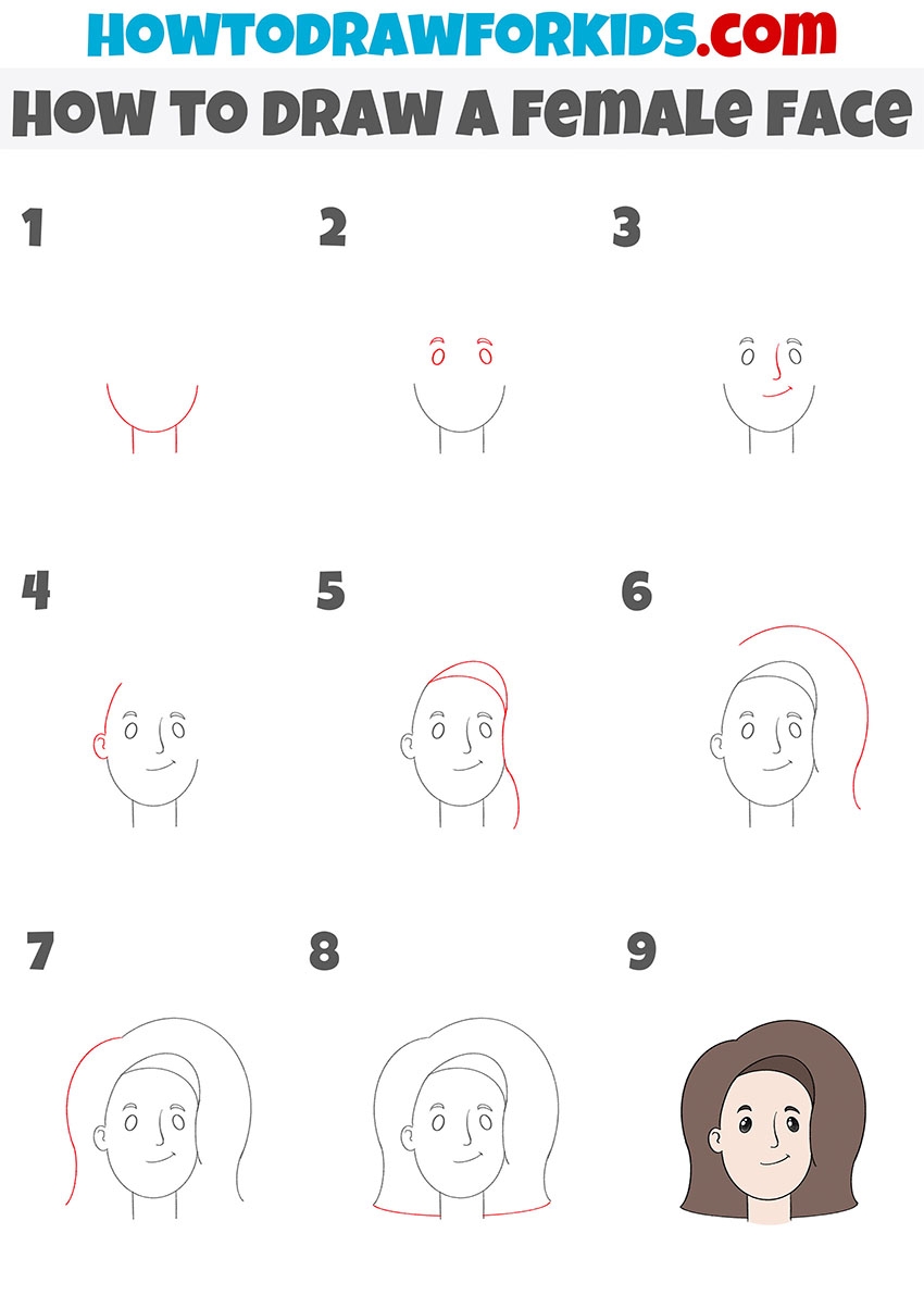 drawing a face