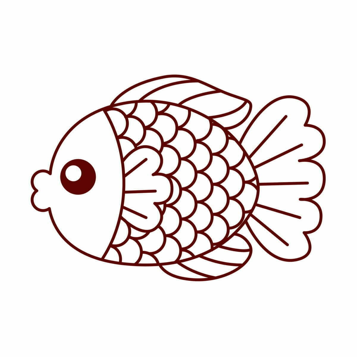 How To Draw A Fish An Easy Fish Drawing Tutorial Color Made Happy