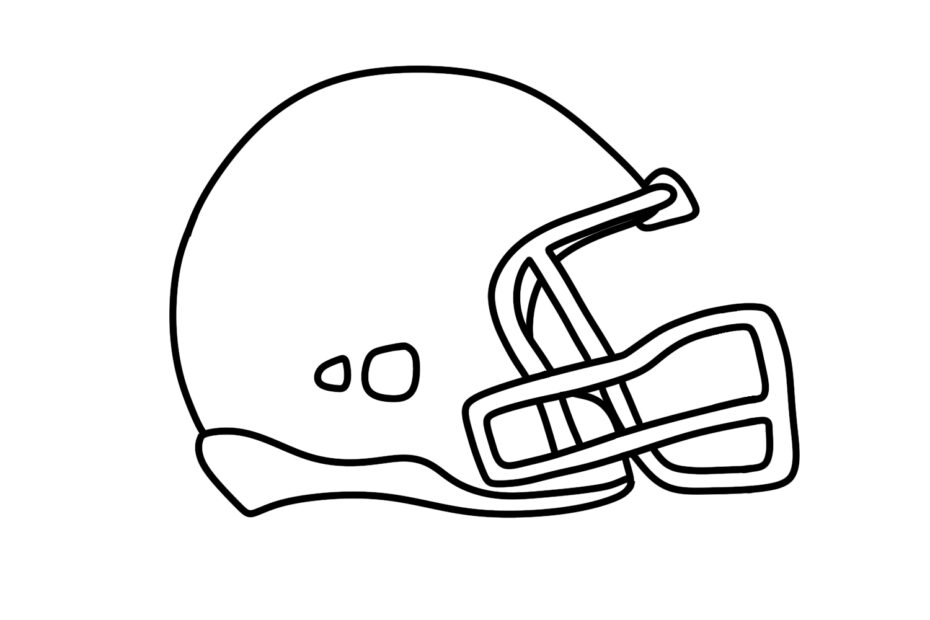 How To Draw A Football Helmet Design School