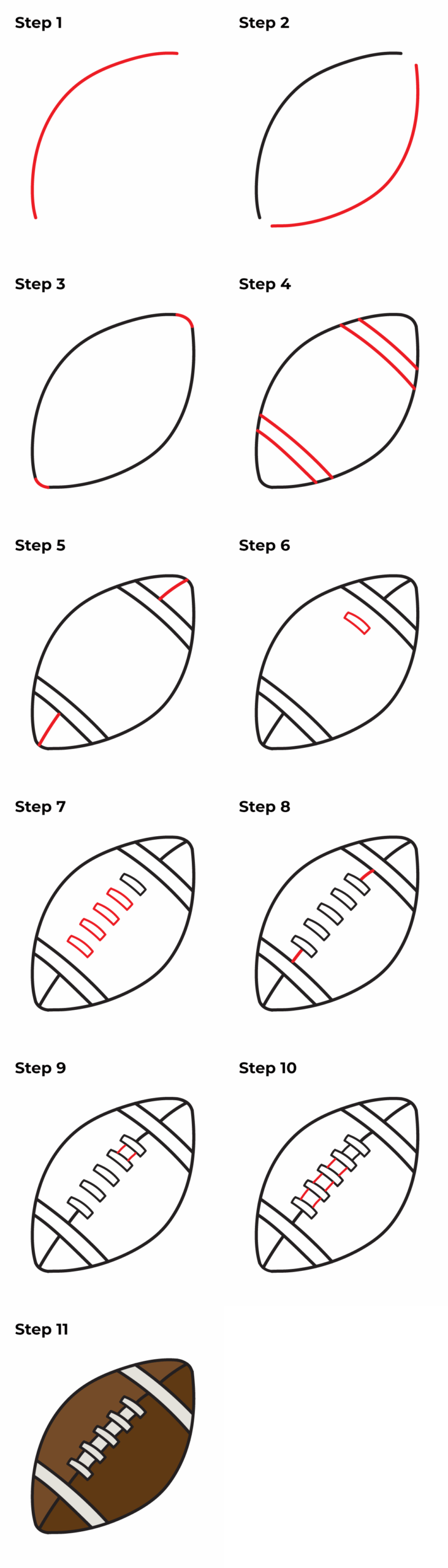 How To Draw A Football
