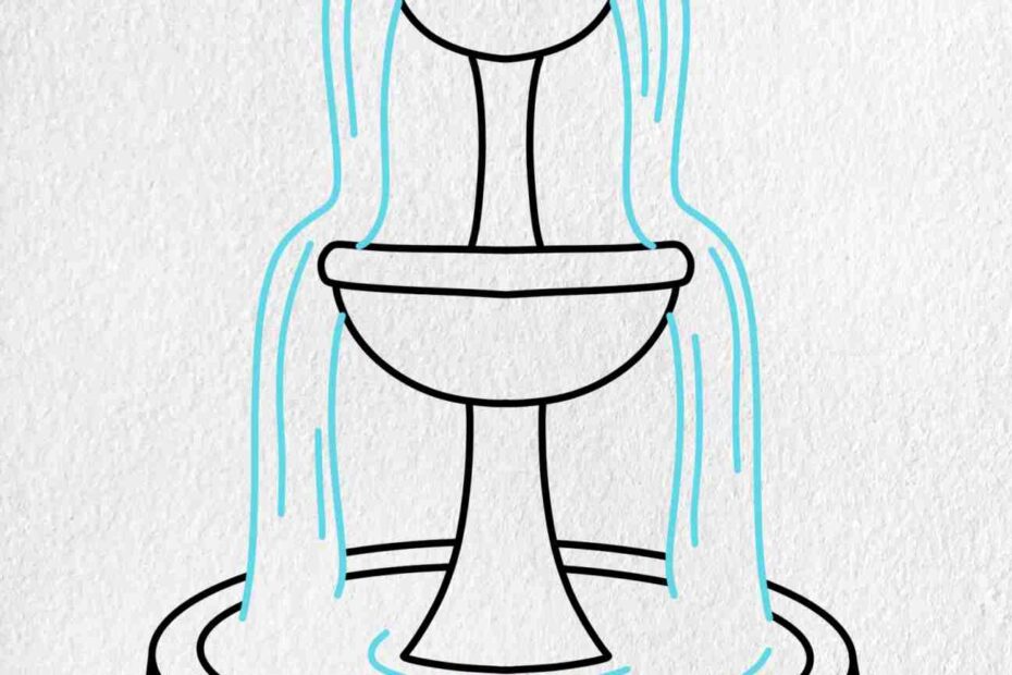 How To Draw A Fountain HelloArtsy