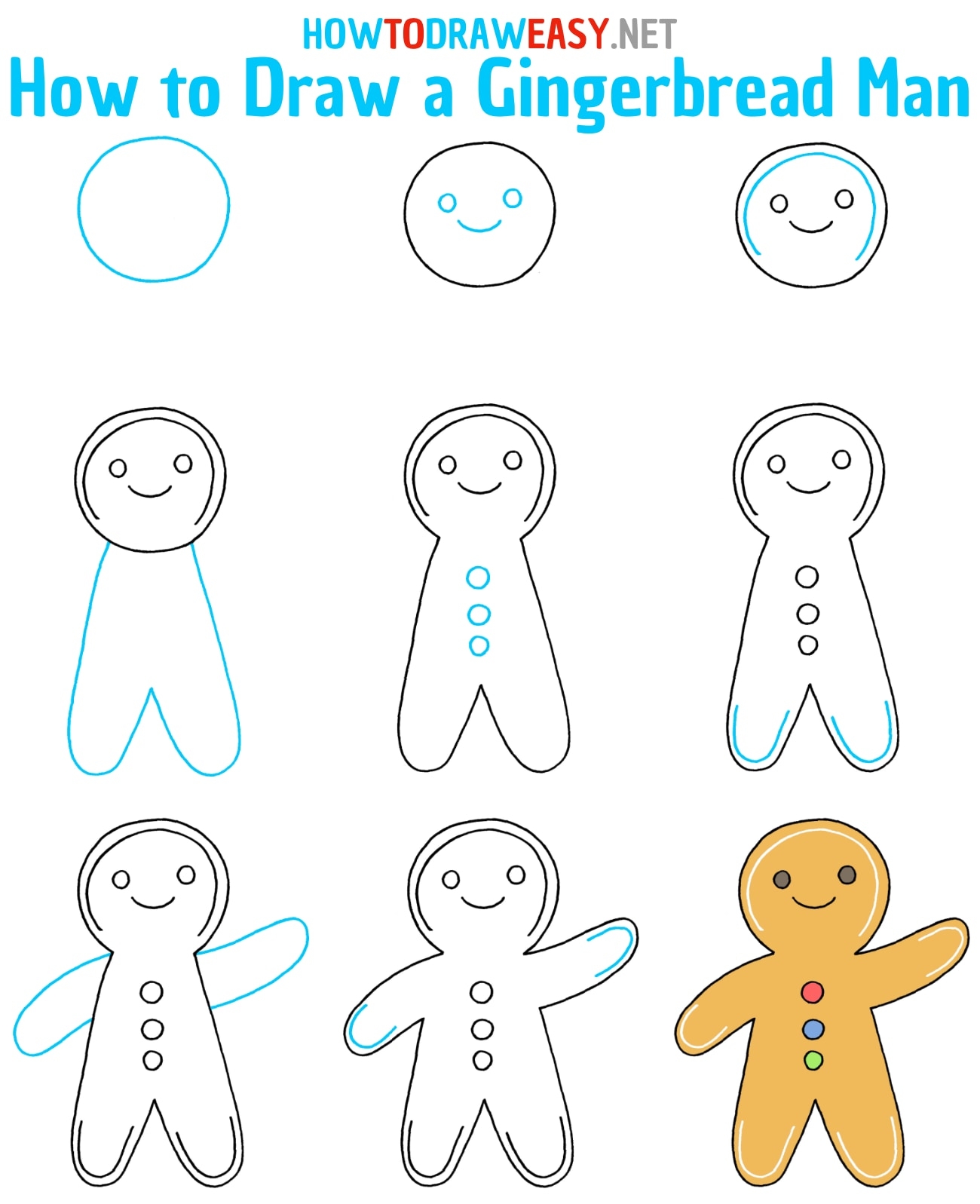gingerbread drawing