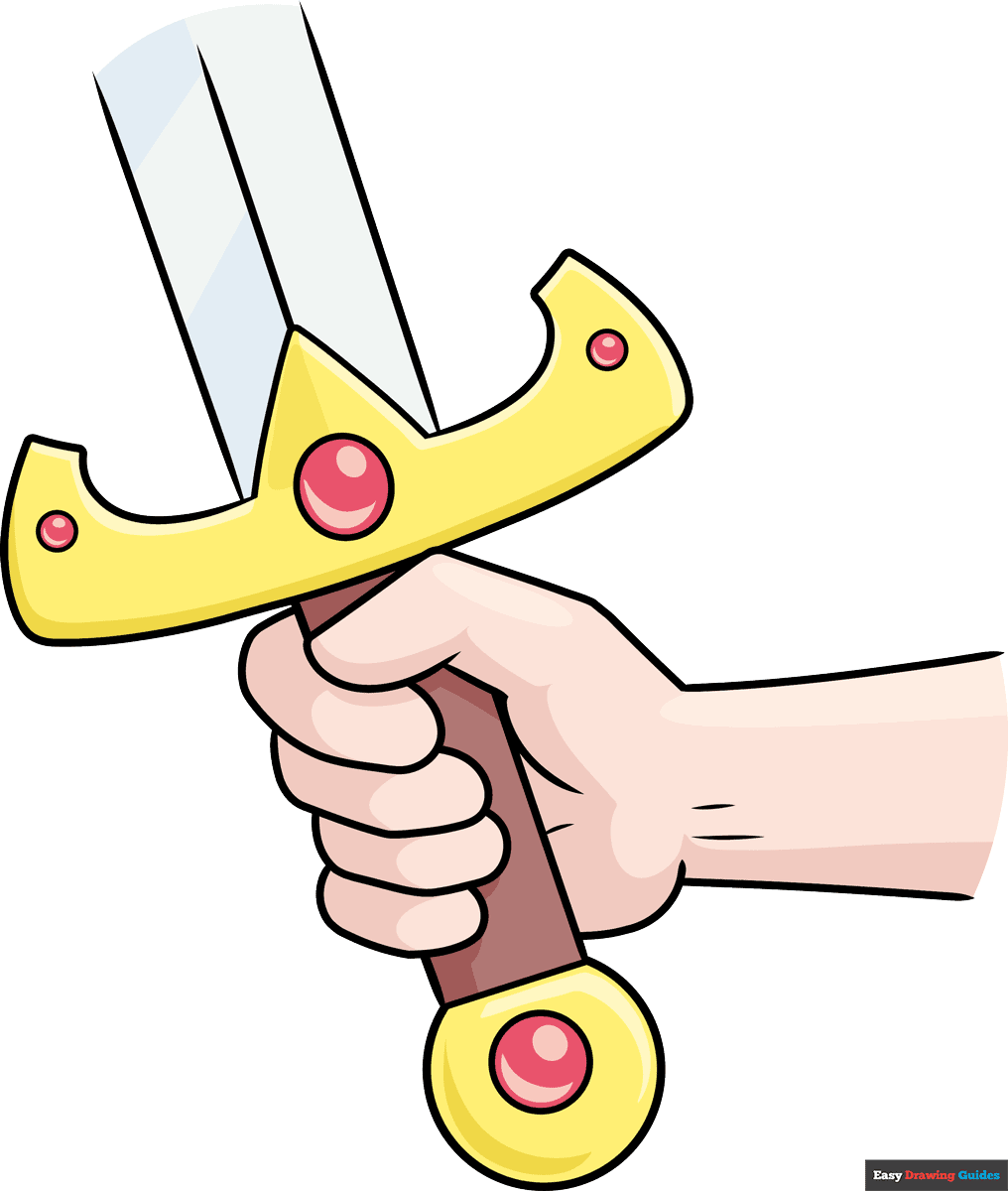 drawing of sword