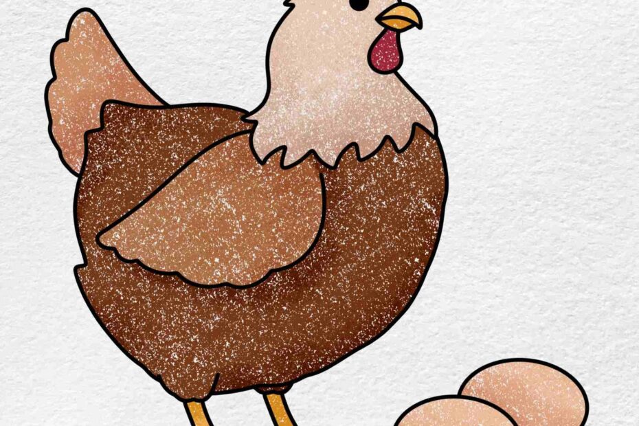 How To Draw A Hen HelloArtsy