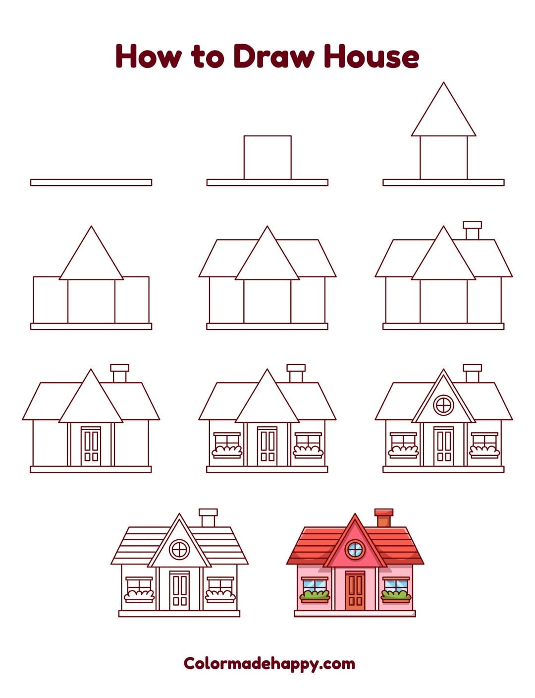 How To Draw A House