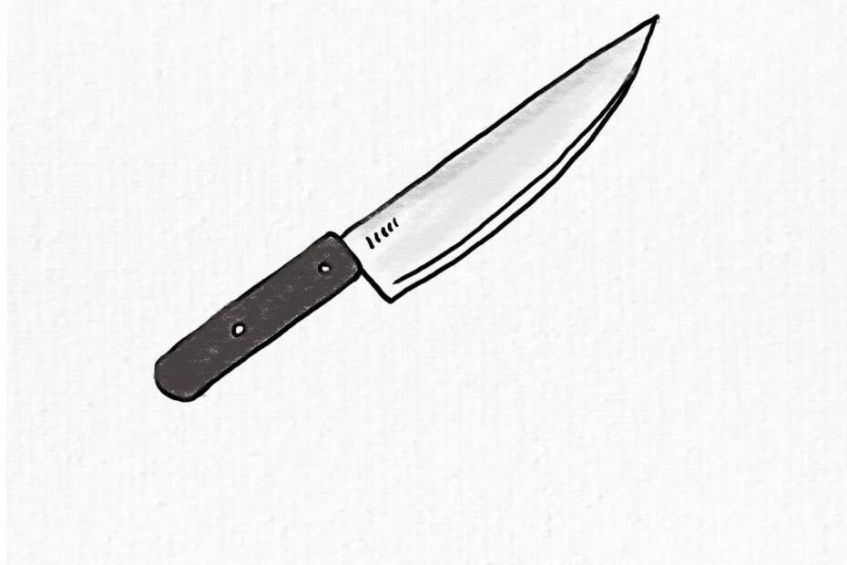How To Draw A Knife Easy Step by Step Guide For Beginners