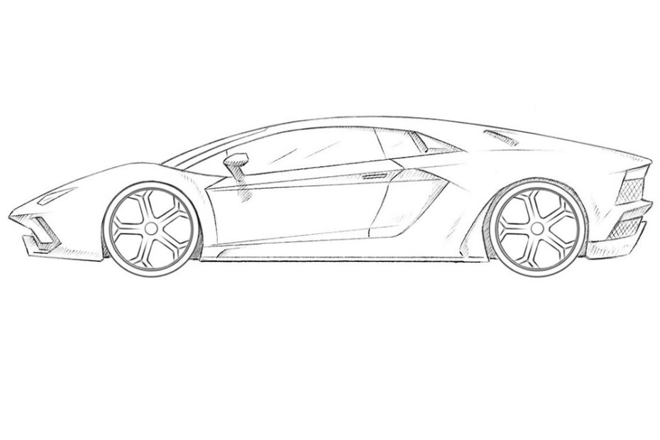 How To Draw A Lamborghini Aventador