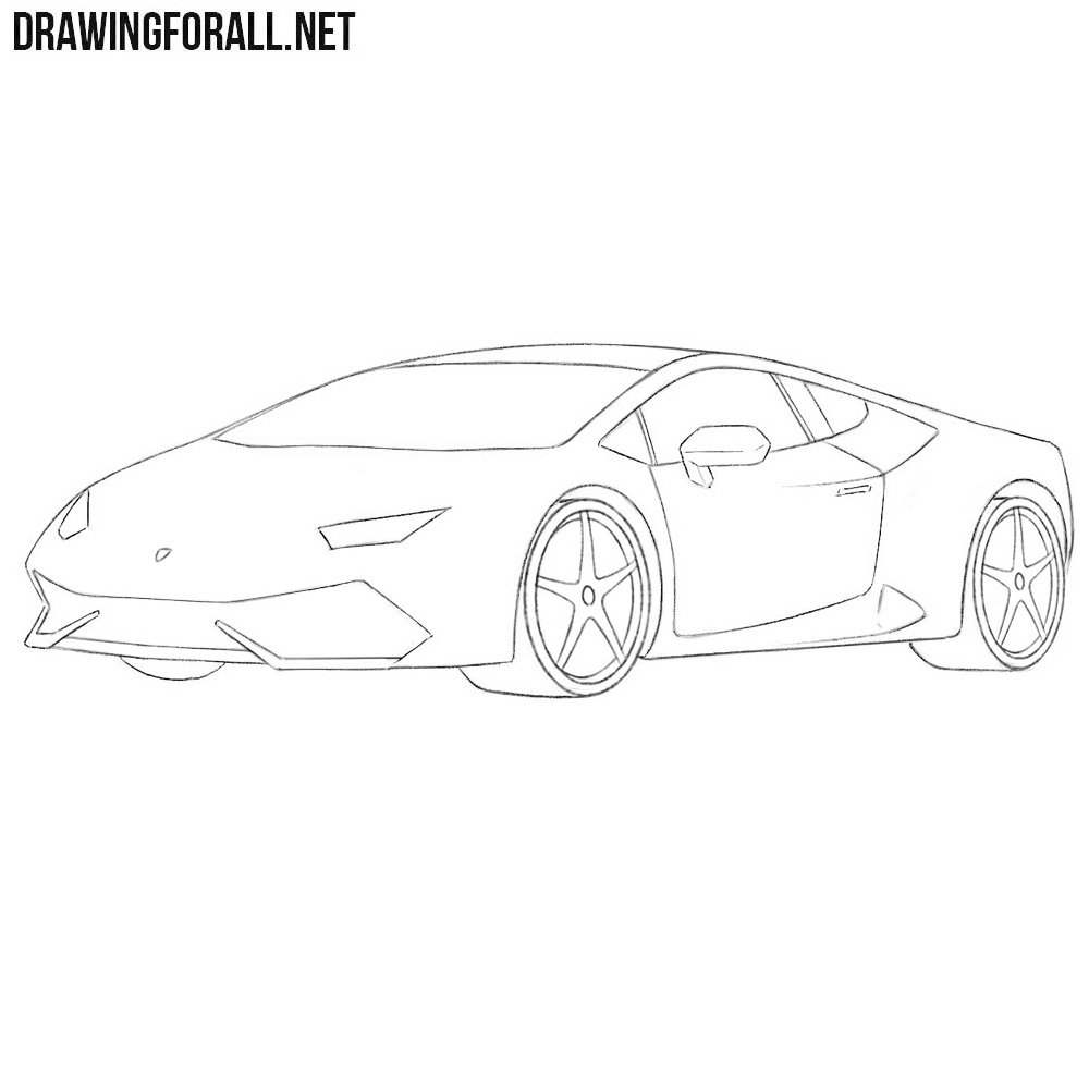How To Draw A Lamborghini Easy