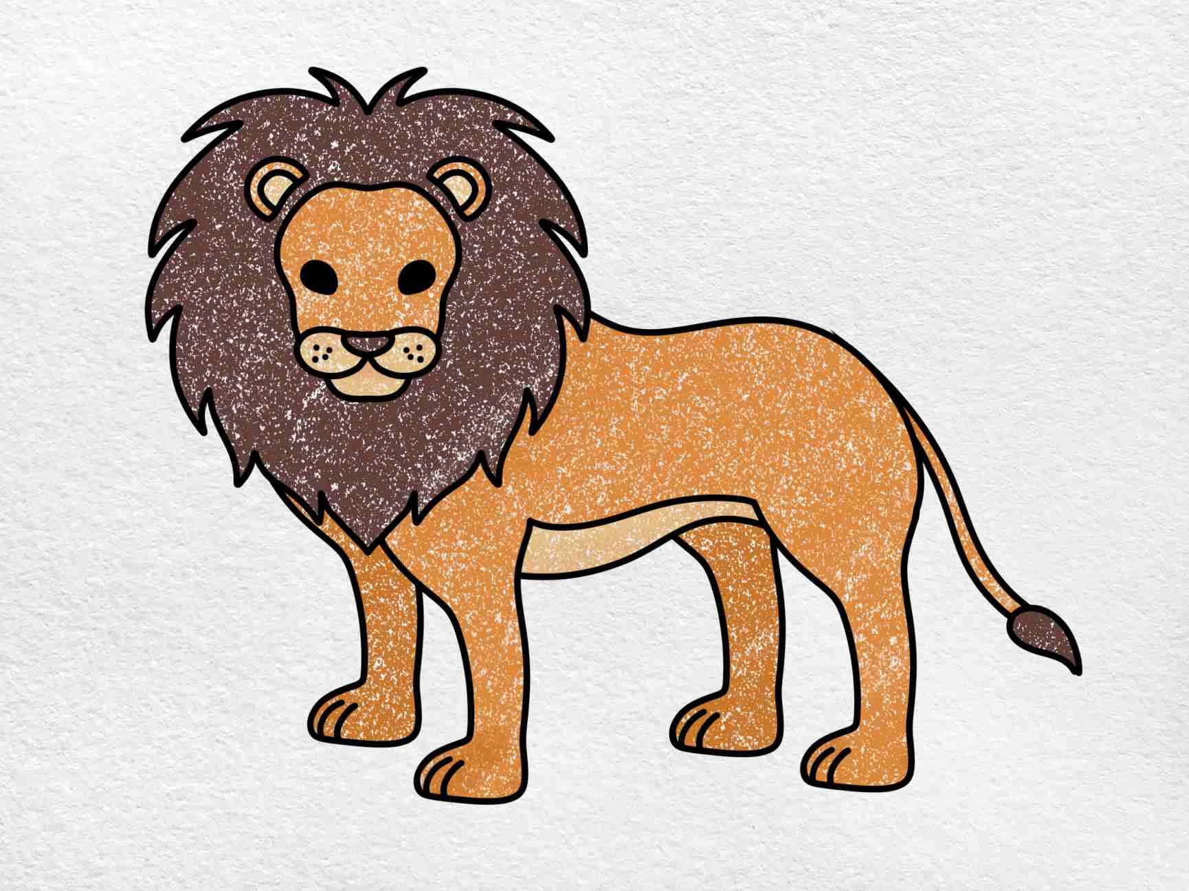 How To Draw A Lion HelloArtsy