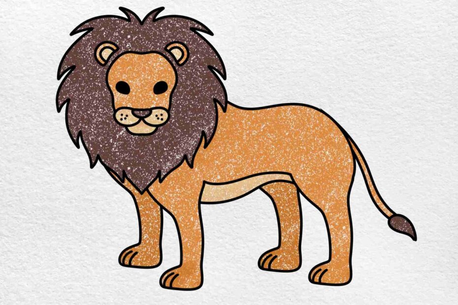 How To Draw A Lion HelloArtsy