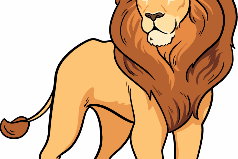 How To Draw A Lion Really Easy Drawing Tutorial