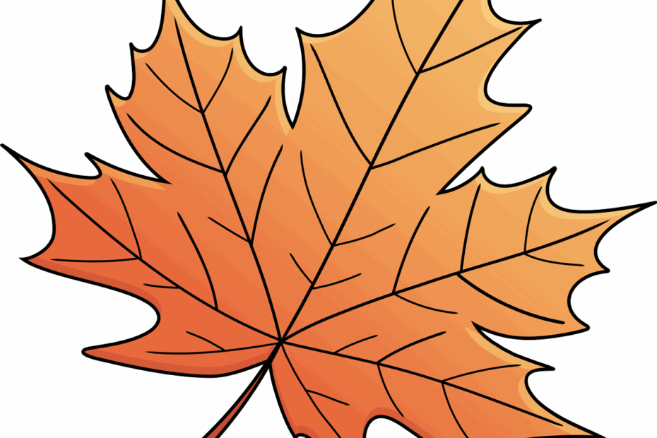 How To Draw A Maple Leaf Really Easy Drawing Tutorial