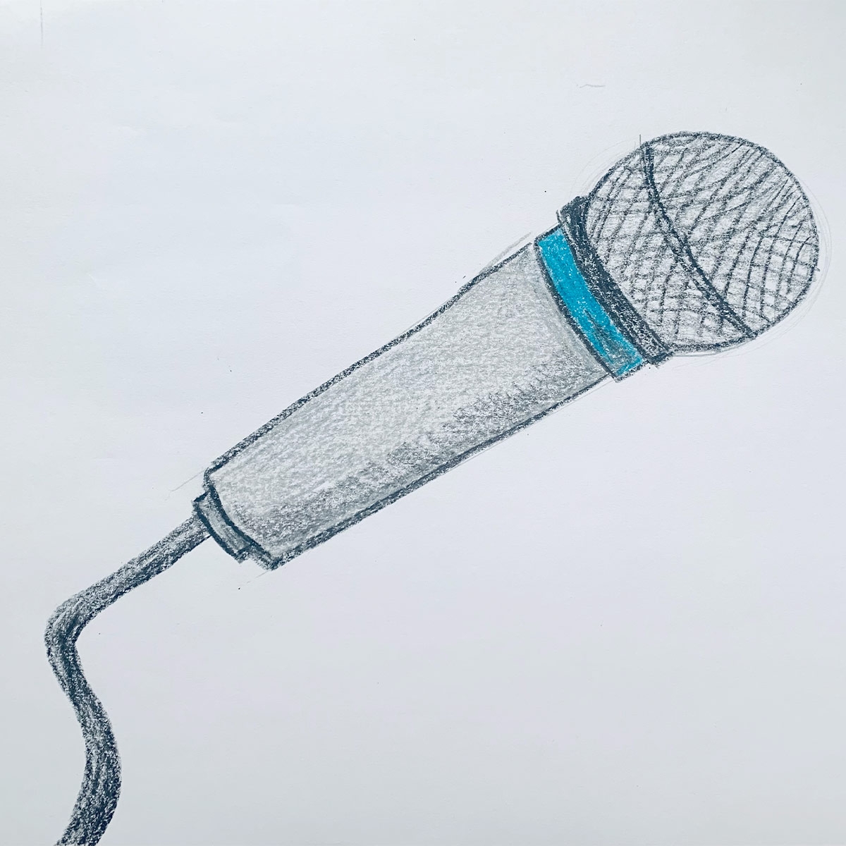 How To Draw A Microphone In 5 Easy Steps Basicdraw