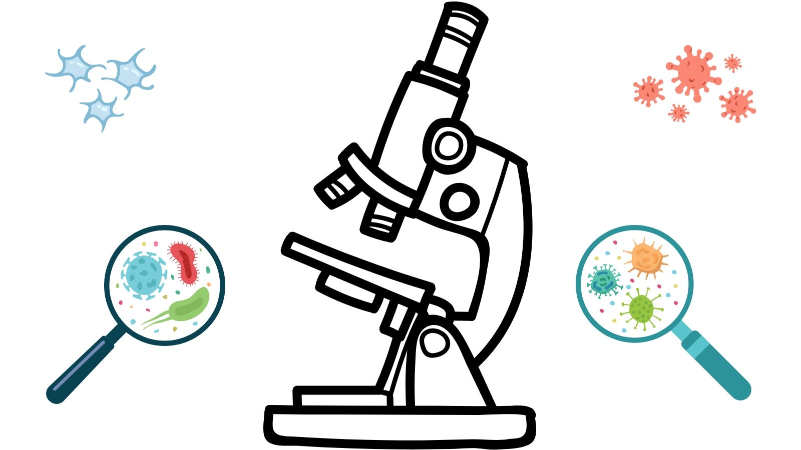 microscope drawing