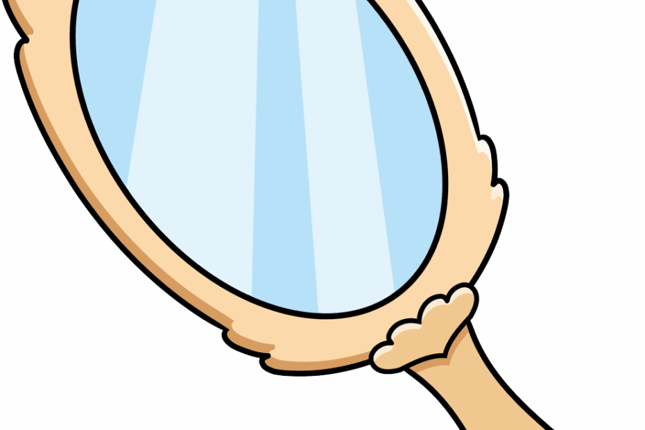 How To Draw A Mirror Really Easy Drawing Tutorial