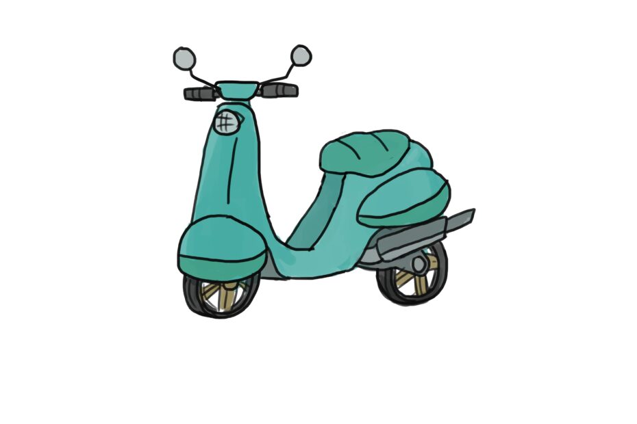 How To Draw A Motorcycle with Pictures