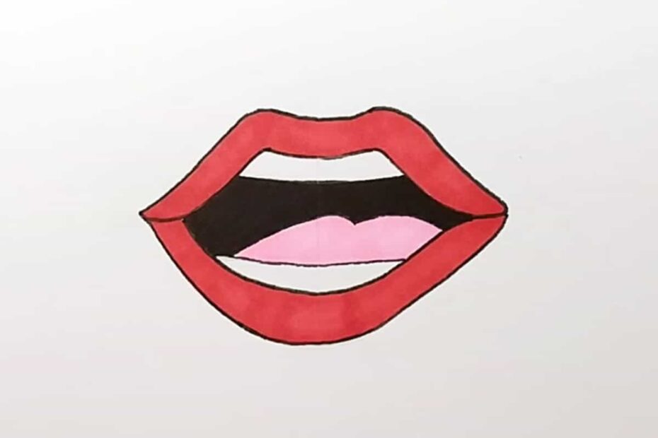 How To Draw A Mouth Easy Tutorial Skip To My Lou