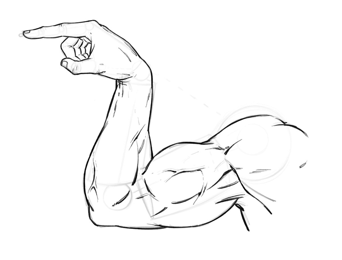 How To Draw A Muscular Arm Pose Step By Step Tutorial Ram Studios Comics