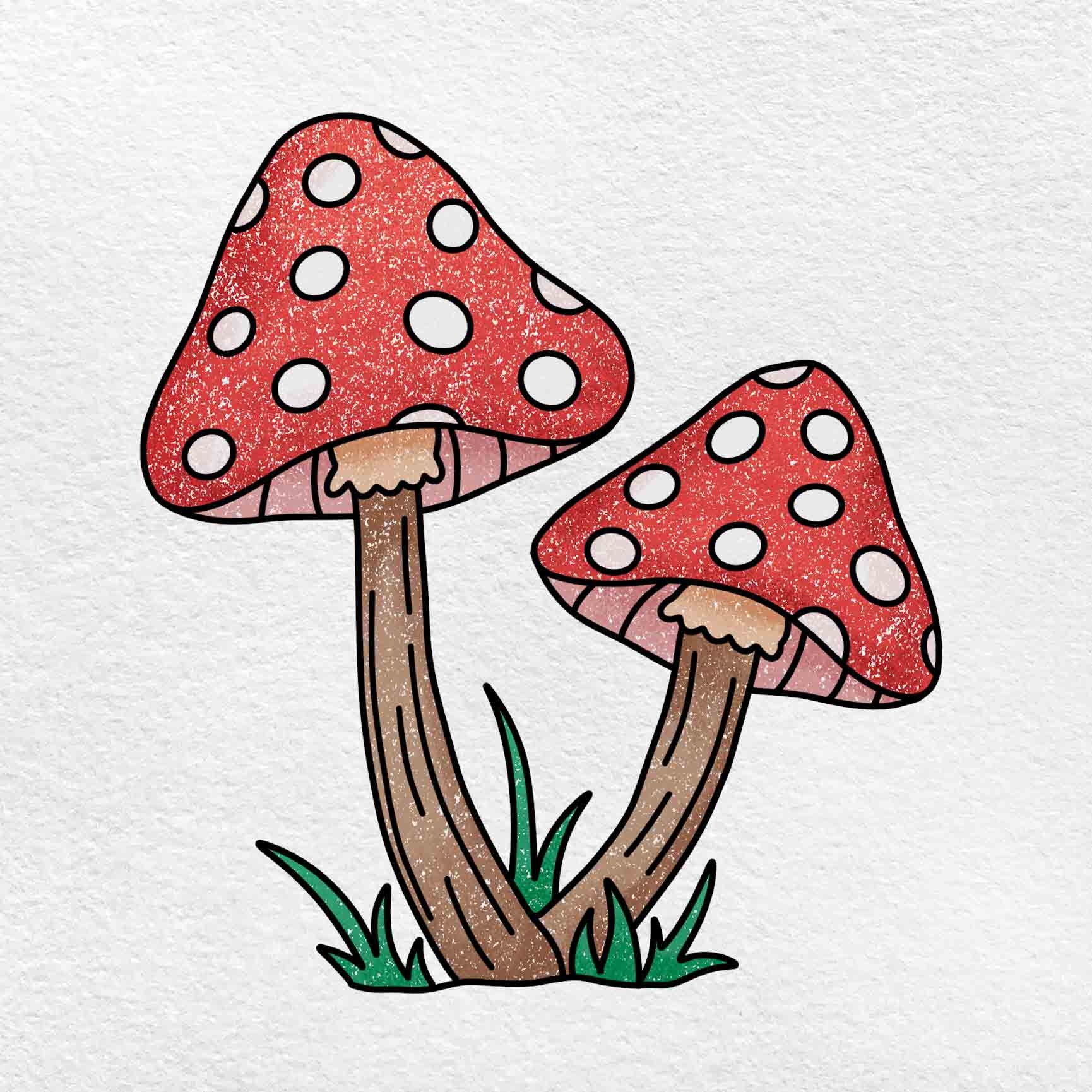 How To Draw A Mushroom HelloArtsy
