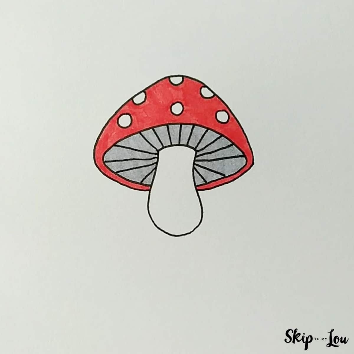 How To Draw A Mushroom Skip To My Lou