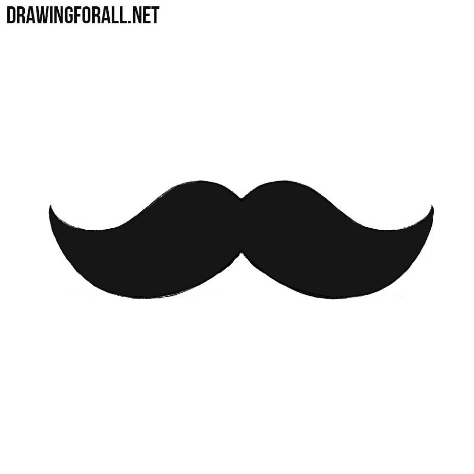 How To Draw A Mustache For Beginners