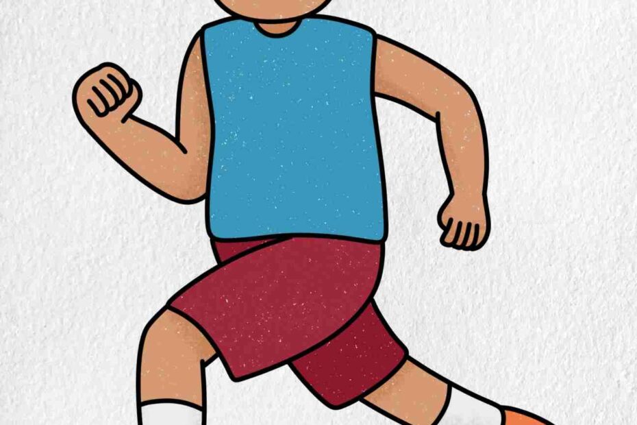 How To Draw A Person Running HelloArtsy