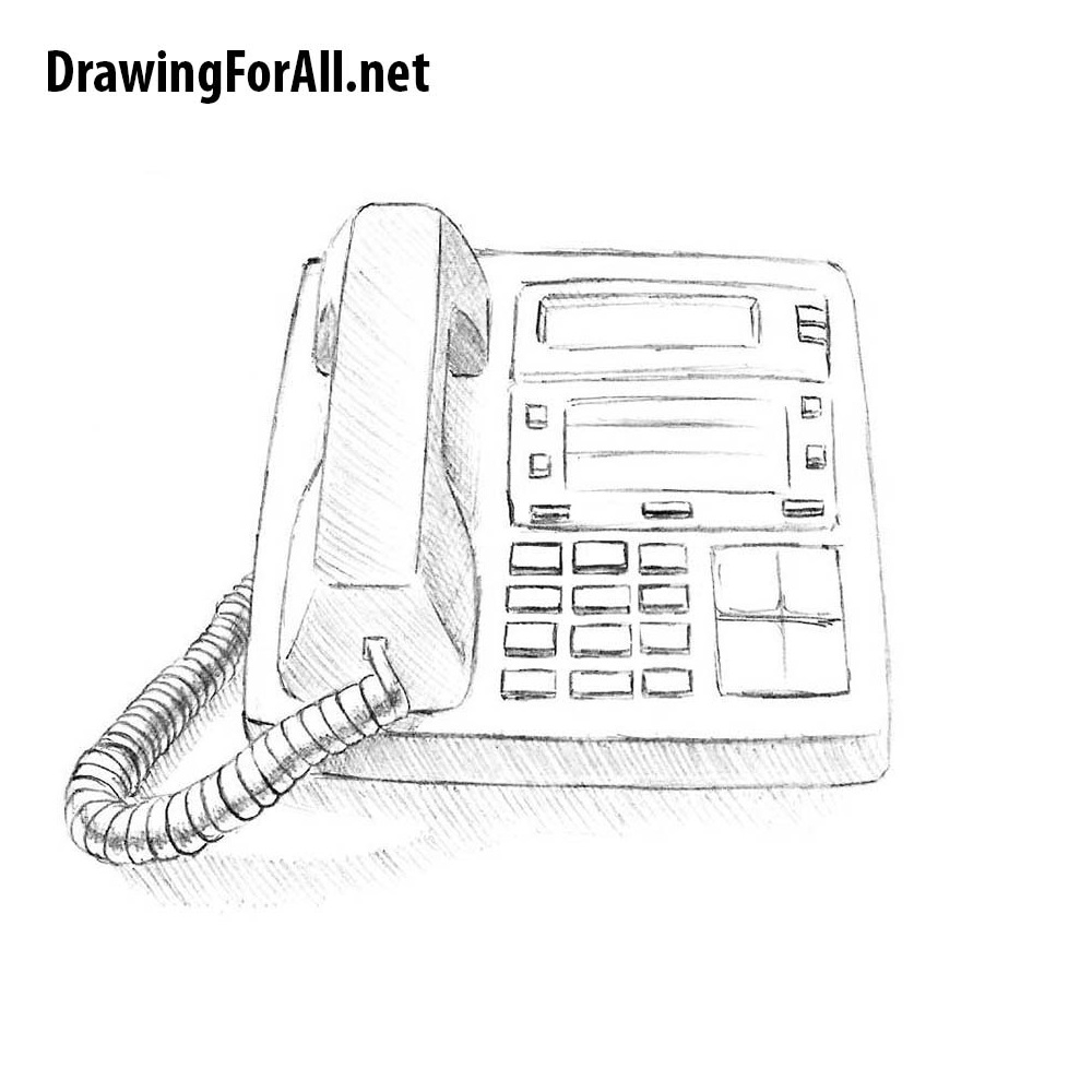 How To Draw A Phone