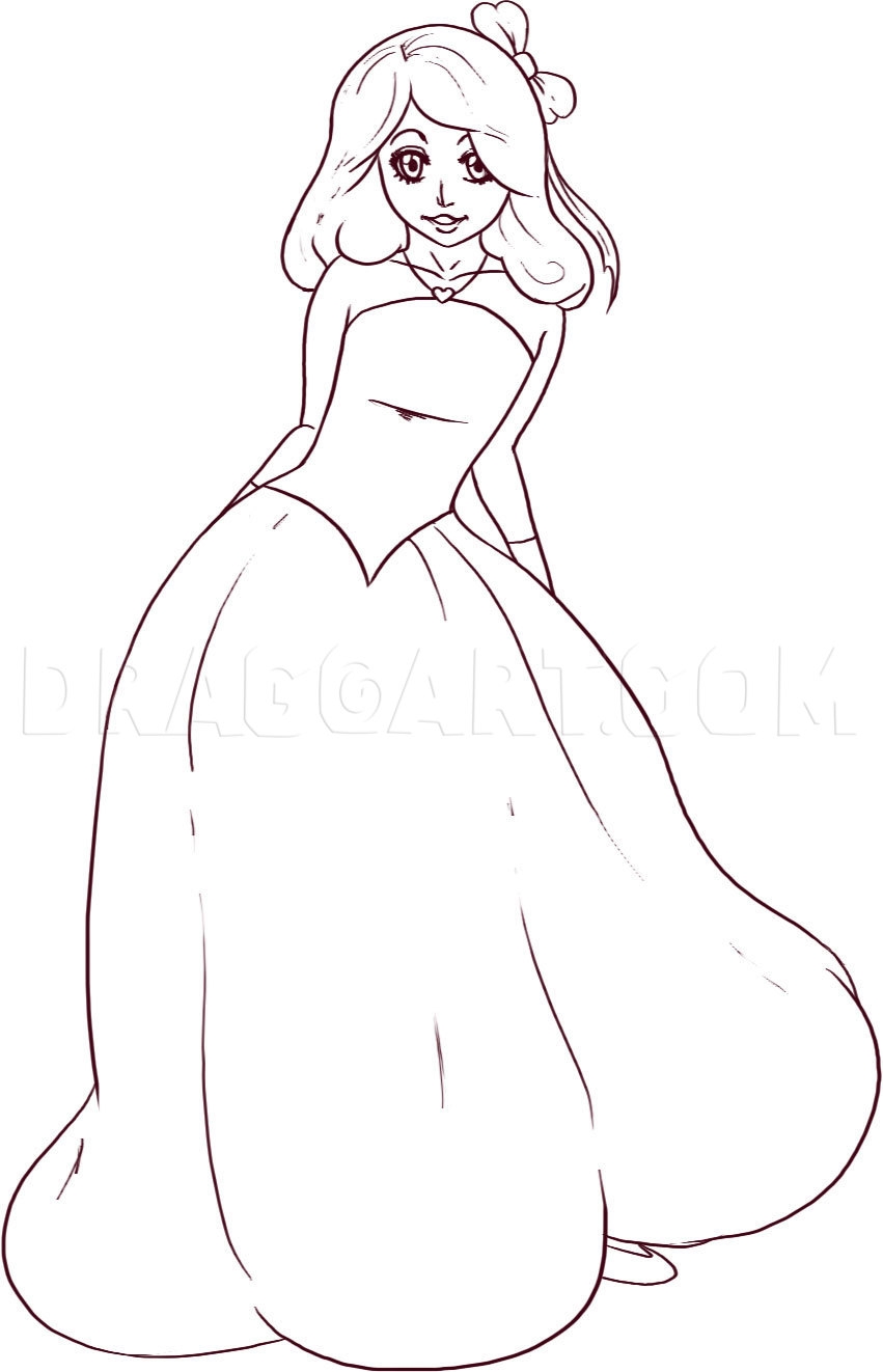 princess drawing