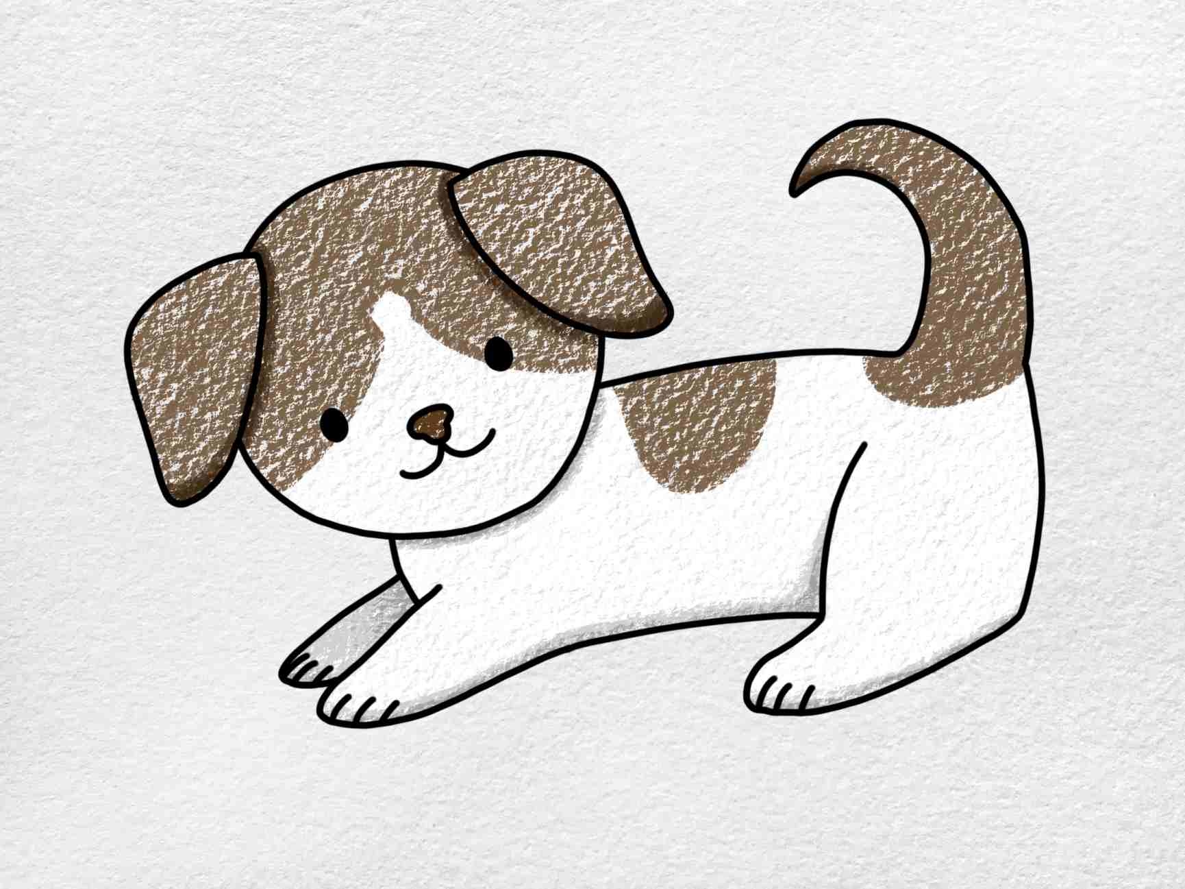 How To Draw A Puppy Step By Step HelloArtsy