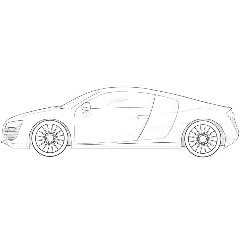 How To Draw A Realistic Car