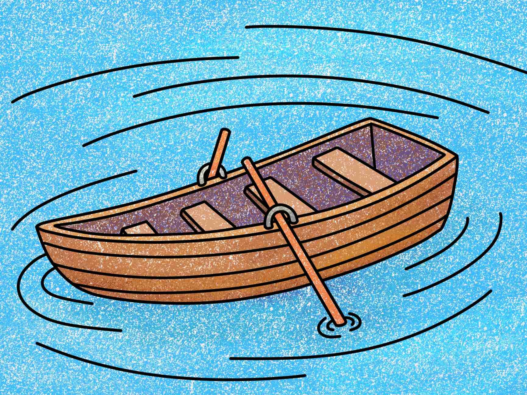 boat drawing easy