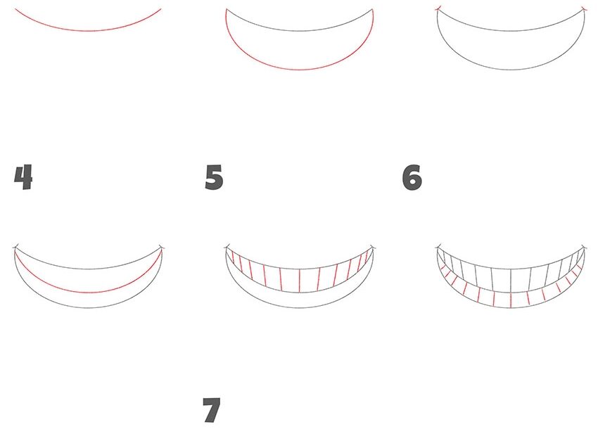 How To Draw A Smile Easy Drawing Tutorial For Kids