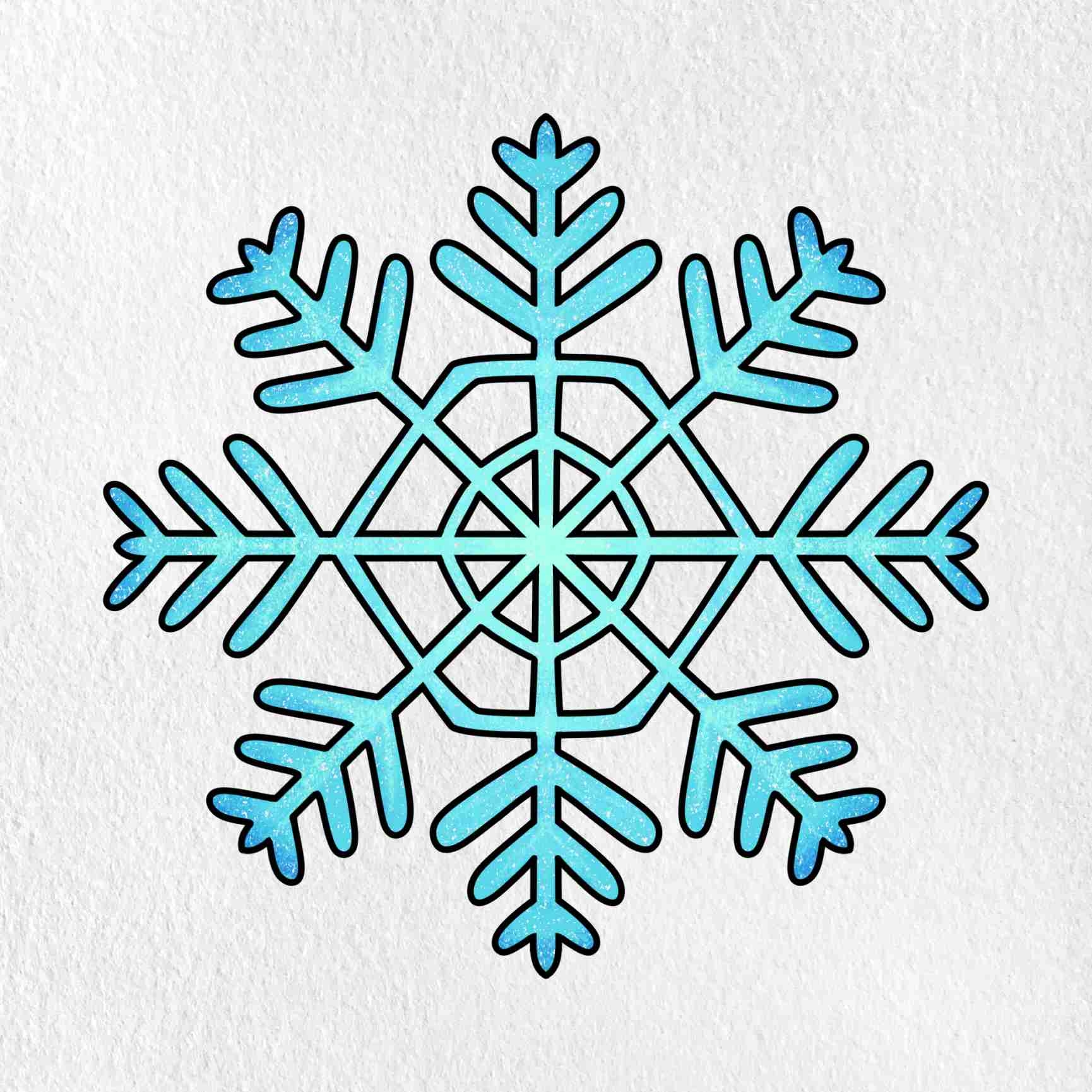 How To Draw A Snowflake HelloArtsy