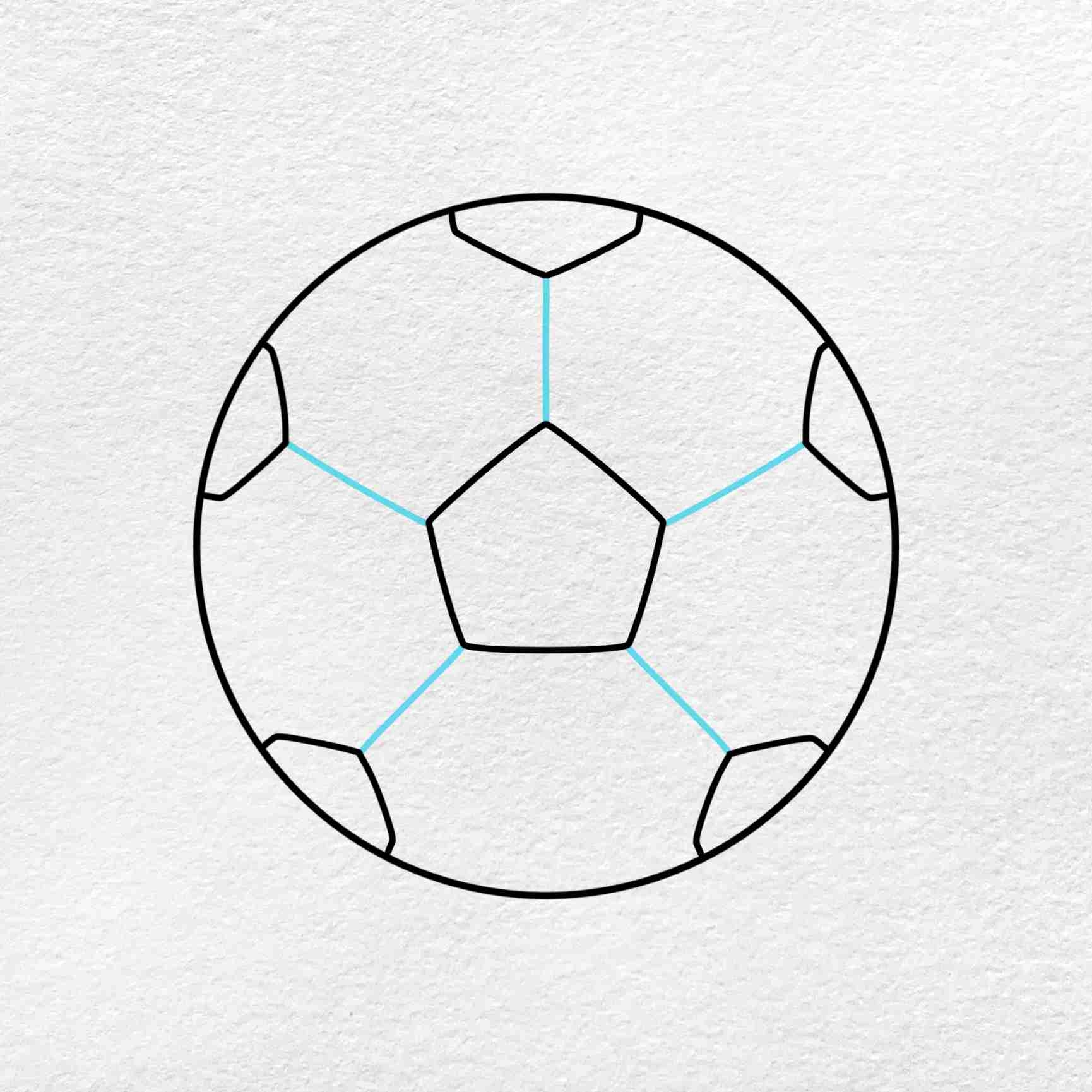 How To Draw A Soccer Ball HelloArtsy