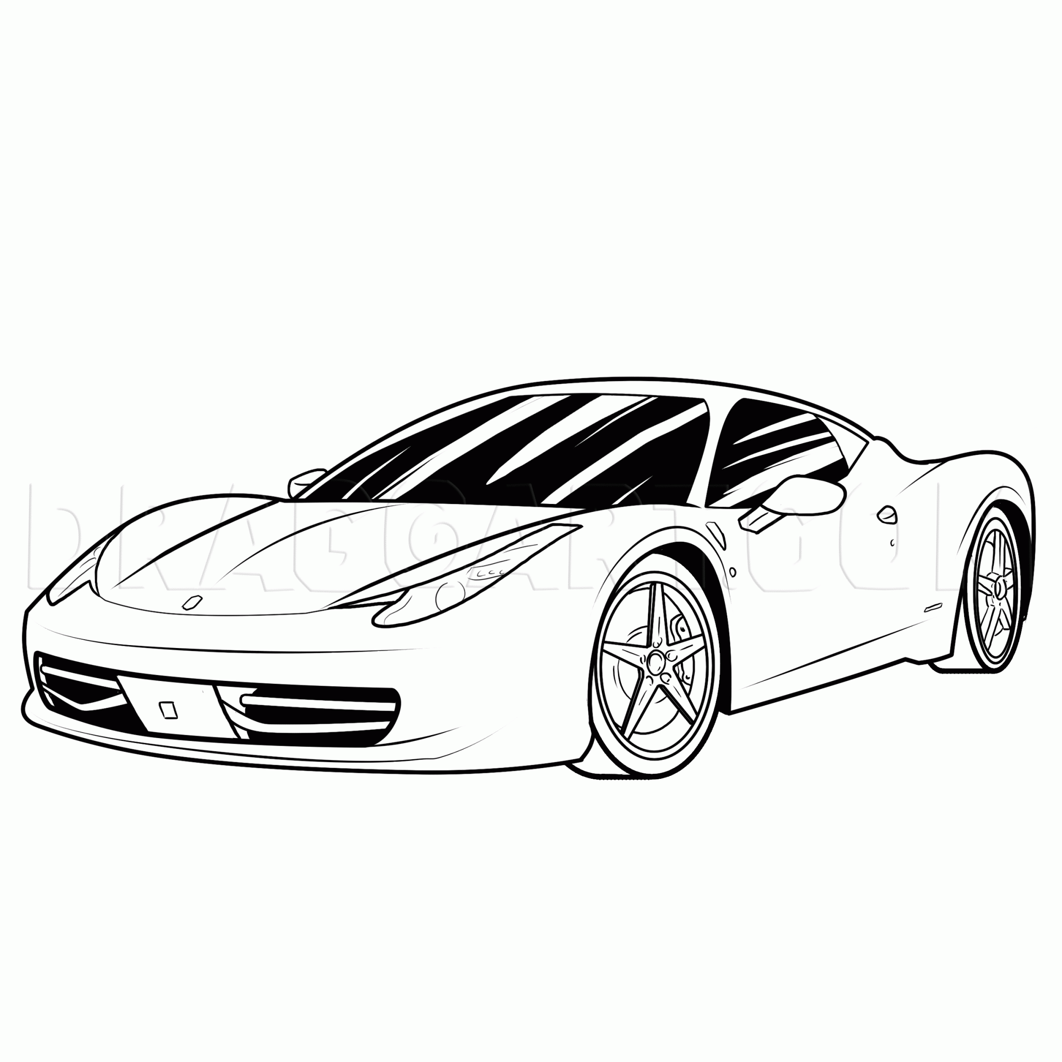 car drawing