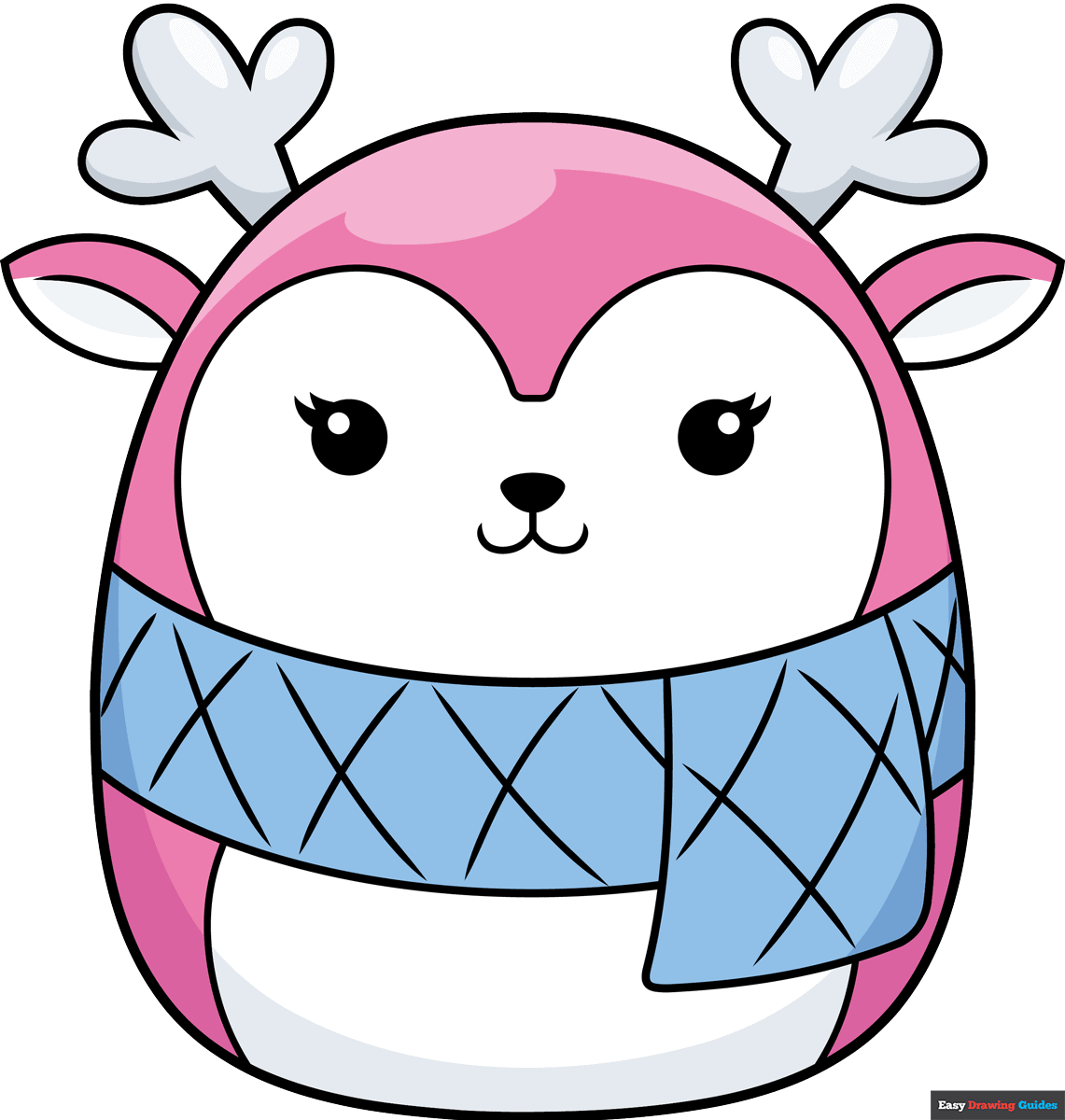 How To Draw A Squishmallow Really Easy Drawing Tutorial