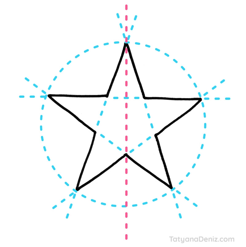 How To Draw A Star Freehand With Free Printable Worksheets