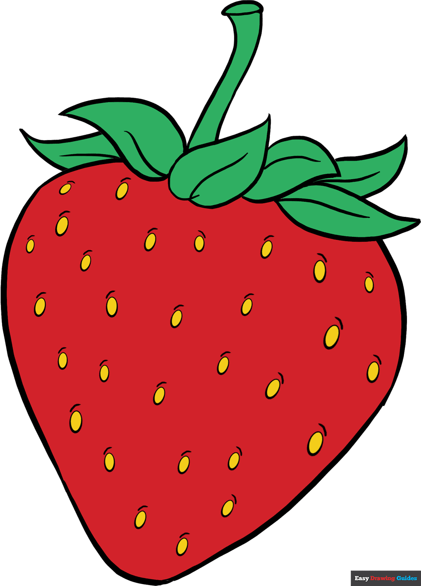 strawberry drawings