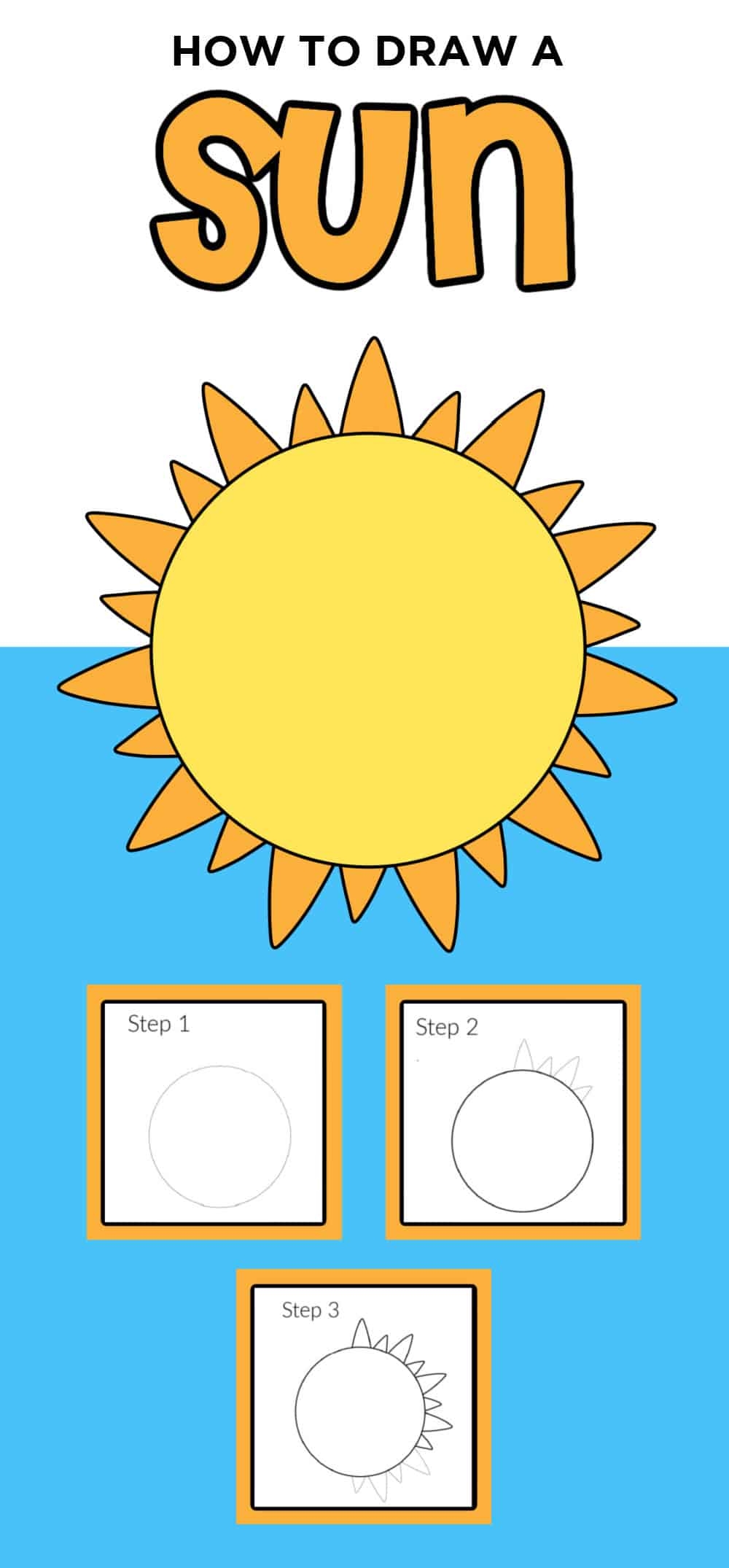 drawing of the sun