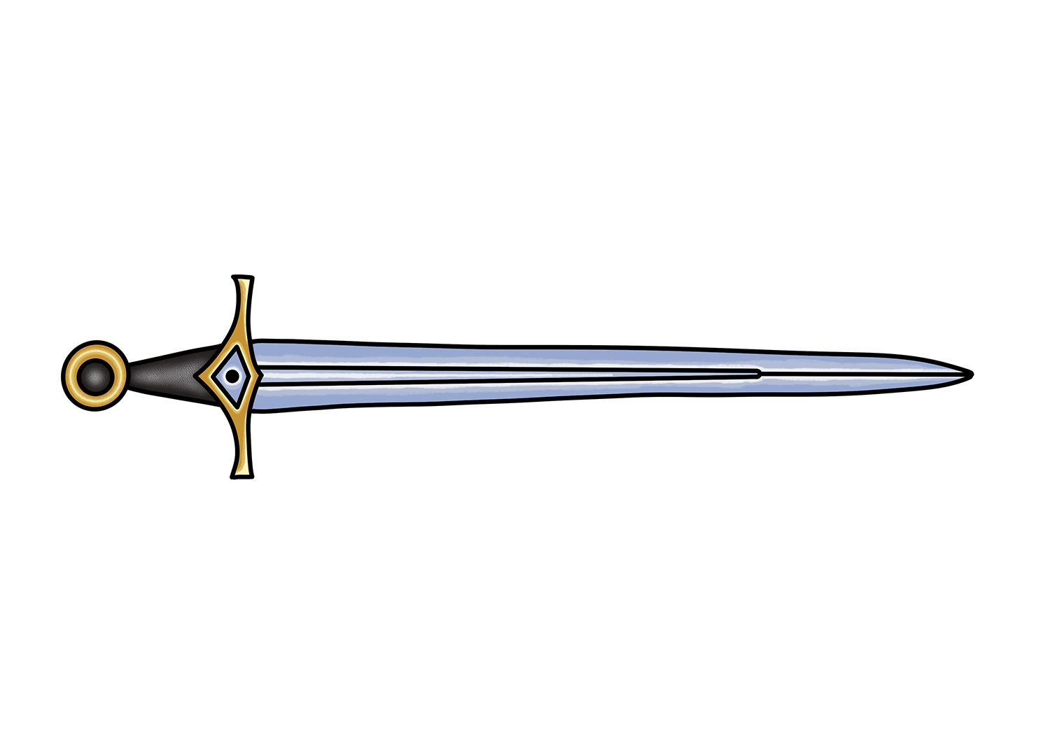 How To Draw A Sword Design School