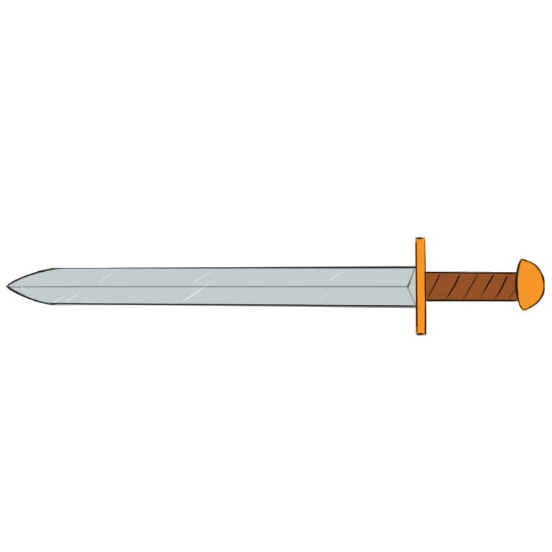 How To Draw A Sword Easy Drawing Art