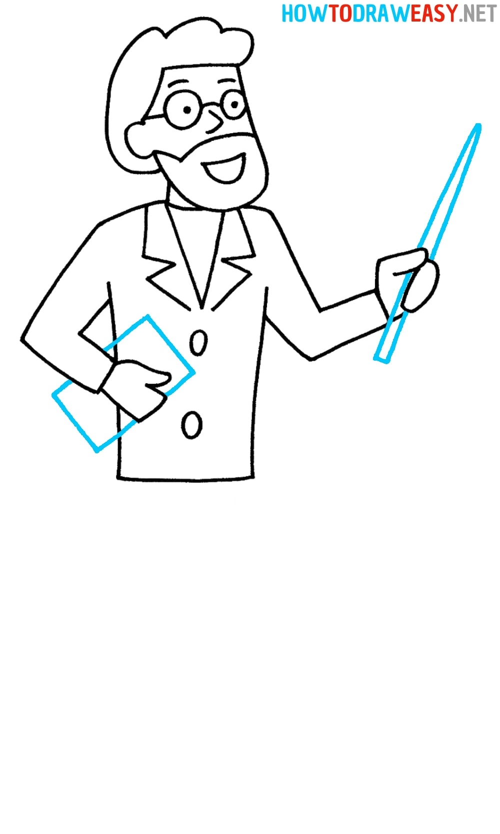 How To Draw A Teacher How To Draw Easy