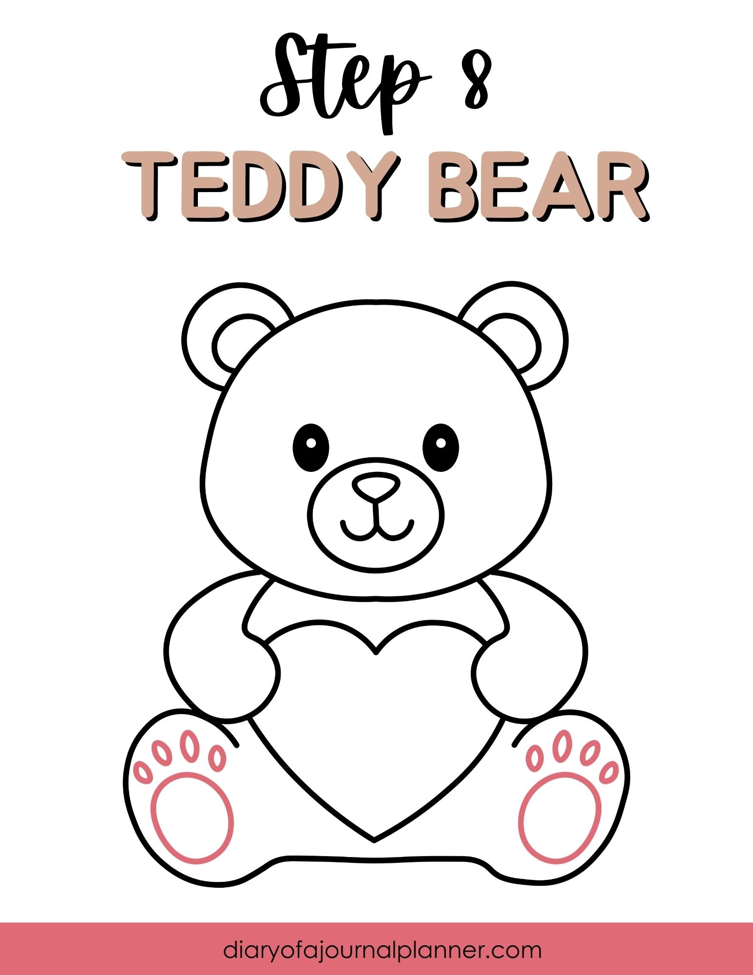 simple bear drawing