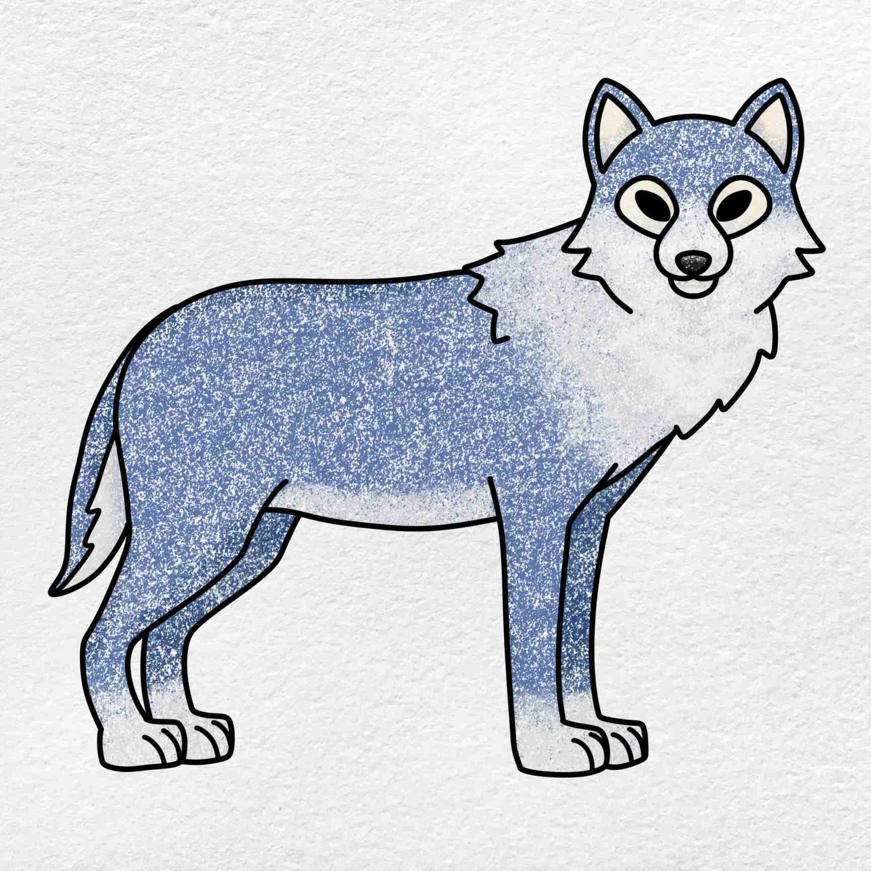 How To Draw A Wolf easy HelloArtsy