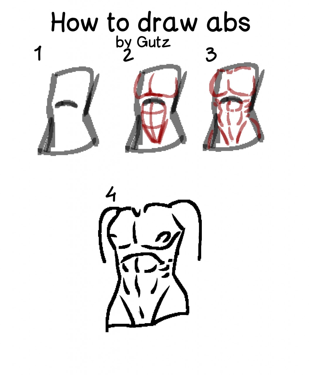 How To Draw Abs By Dumbass Dovahkiin Fur Affinity dot Net