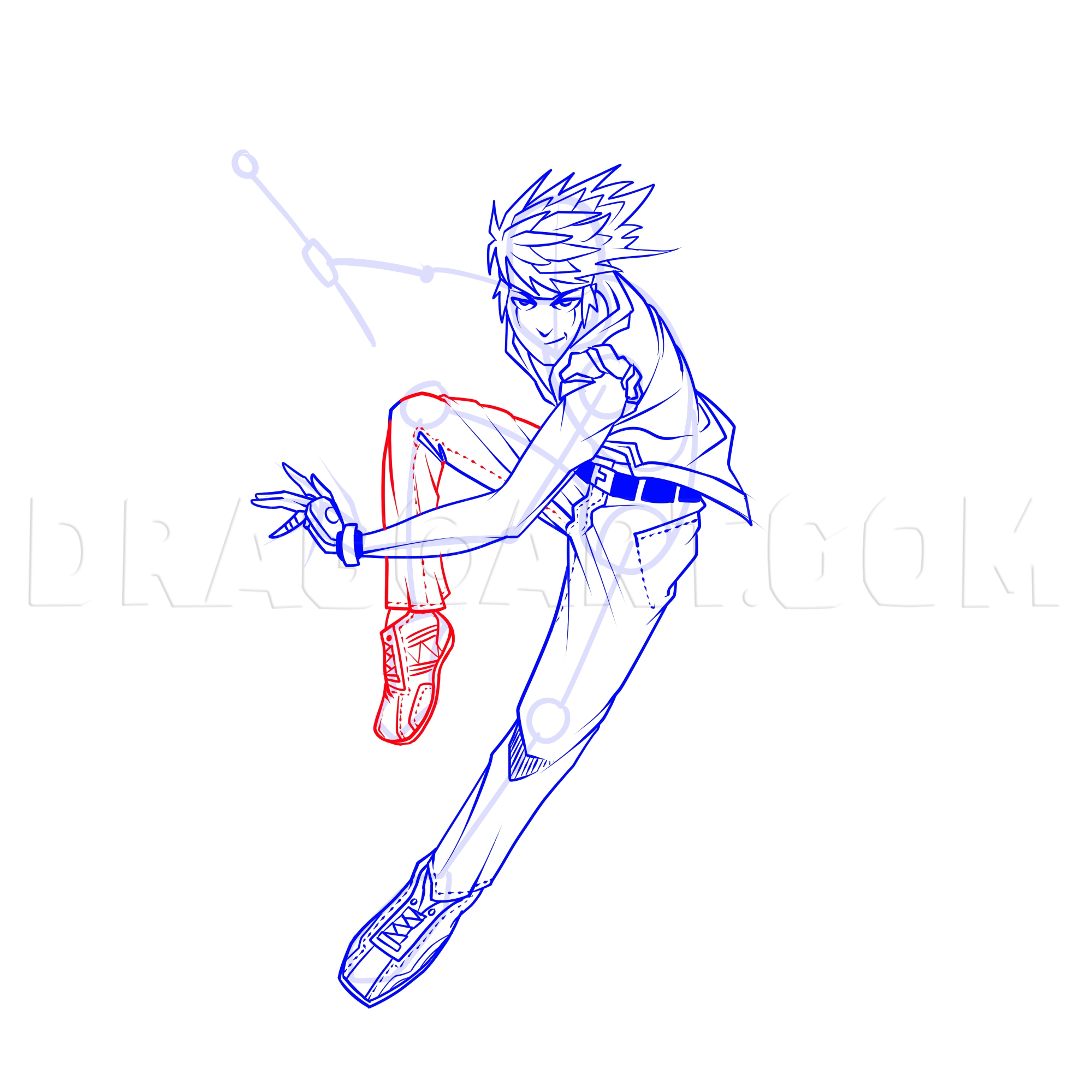 How To Draw Action Poses Drawing Step By Step By KingTutorial 