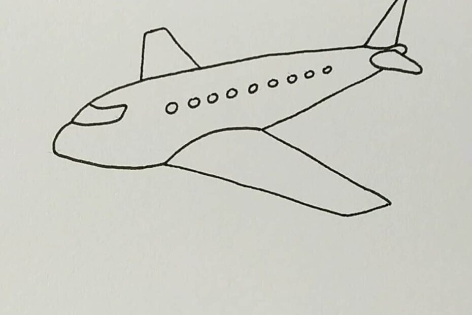 How To Draw An Airplane Skip To My Lou