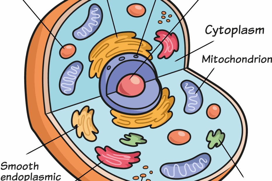 How To Draw An Animal Cell Really Easy Drawing Tutorial